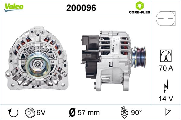 VALEO 200096 Alternator