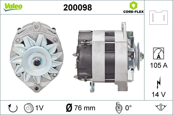 VALEO 200098 Alternator