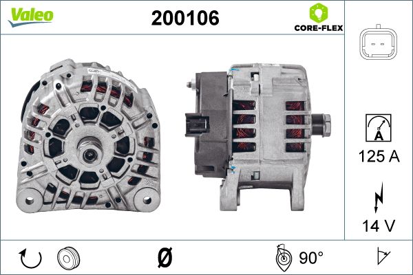 VALEO 200106 Alternator
