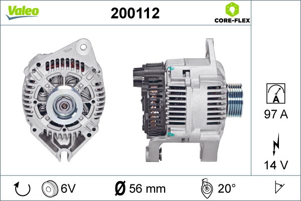 VALEO 200112 Alternator