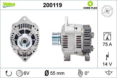 Alternator VALEO 200119