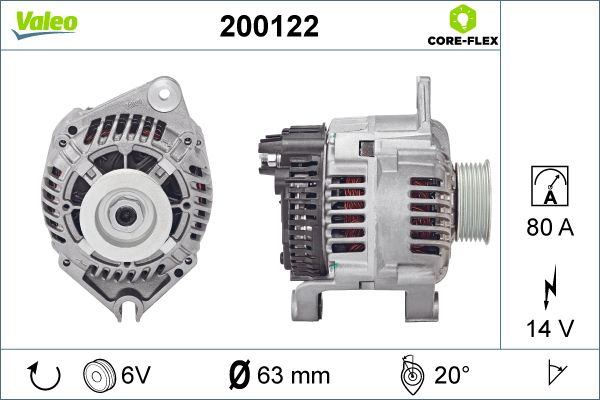 VALEO 200122 Alternator