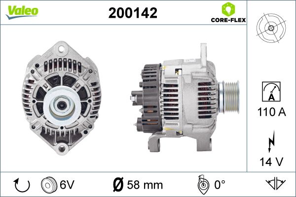 VALEO 200142 Alternator
