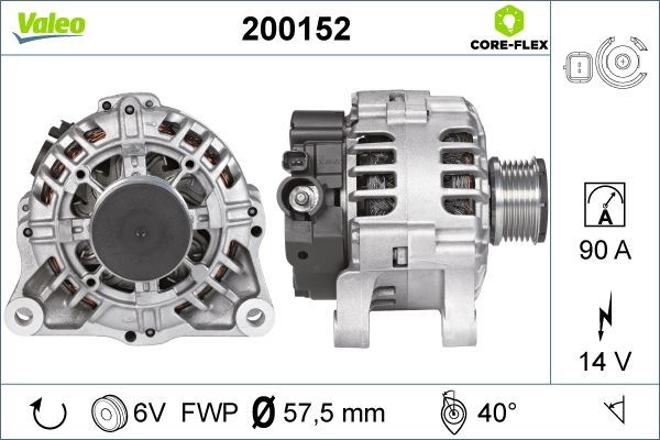 VALEO 200152 Alternator