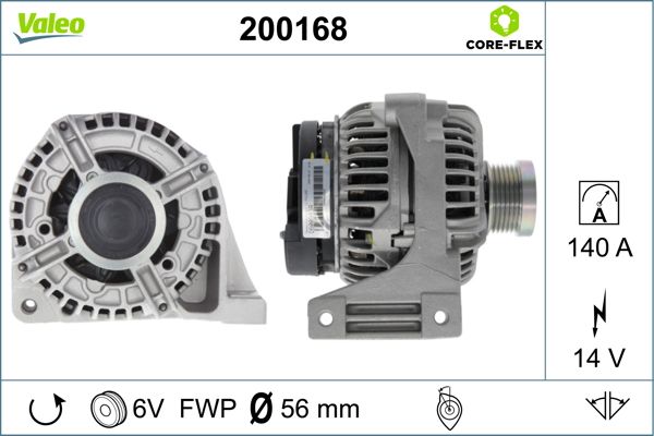 VALEO 200168 Alternator