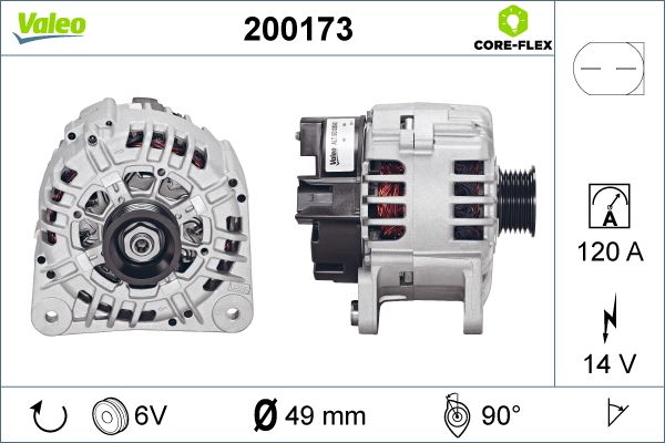 VALEO 200173 Alternator