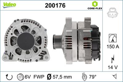 Alternator VALEO 200176