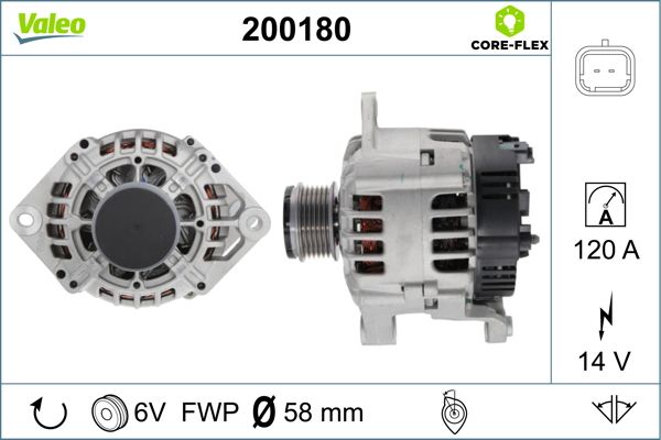 VALEO 200180 Alternator