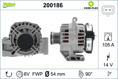 Alternator VALEO 200186