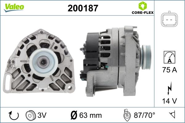 VALEO 200187 Alternator