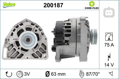 Alternator VALEO 200187
