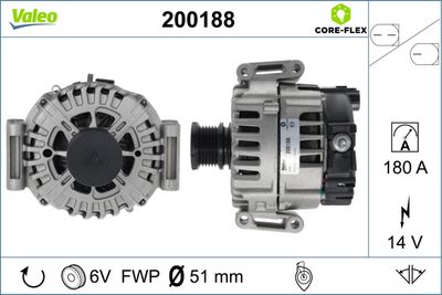 Alternator VALEO 200188