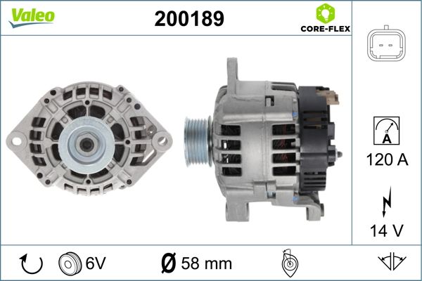 VALEO 200189 Alternator