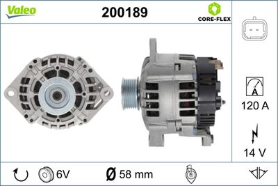 Alternator VALEO 200189