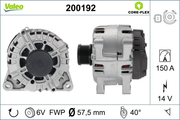 VALEO 200192 Alternator