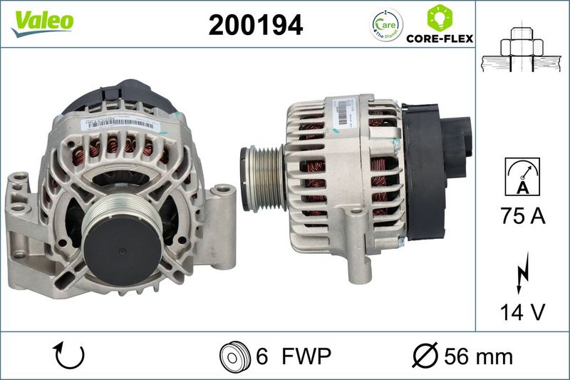 VALEO 200194 Alternator