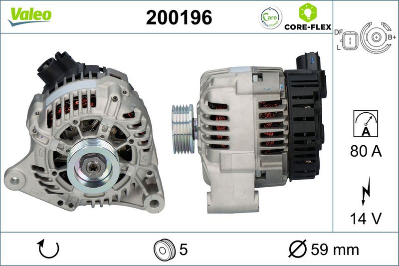VALEO 200196 Alternator