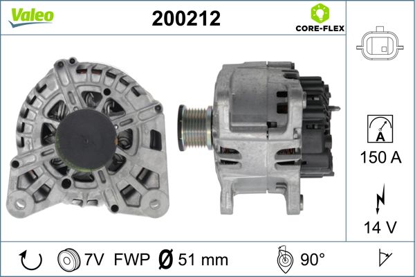 VALEO 200212 Alternator