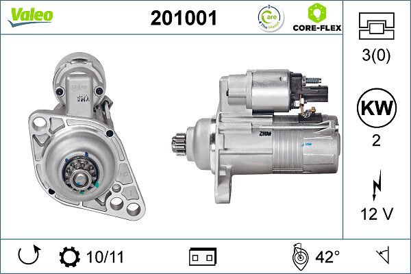 VALEO 201001 Starter