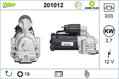Starter VALEO 201012
