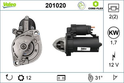 Starter VALEO 201020