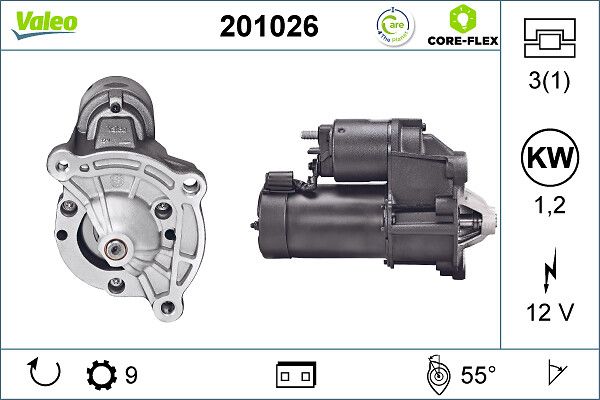 VALEO 201026 Starter