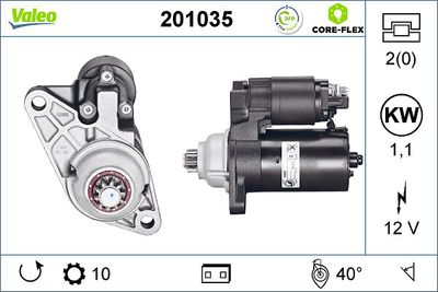 Starter VALEO 201035