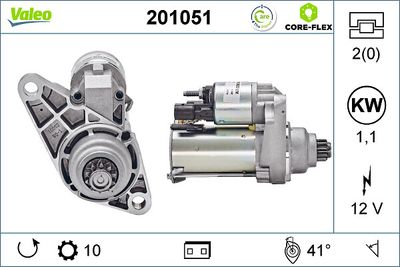 Starter VALEO 201051