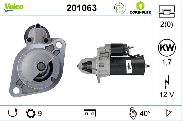 VALEO 201063 Starter