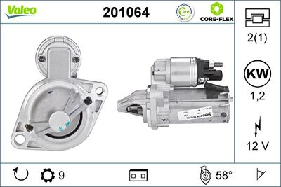 Starter VALEO 201064