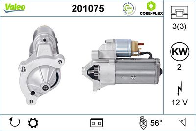 Starter VALEO 201075
