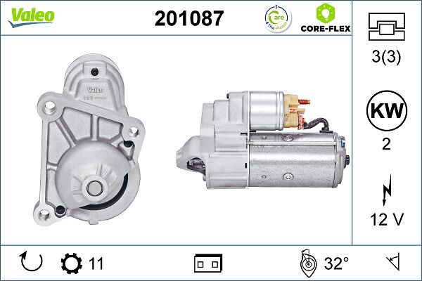 VALEO 201087 Starter