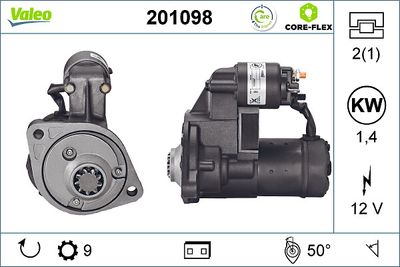 Starter VALEO 201098