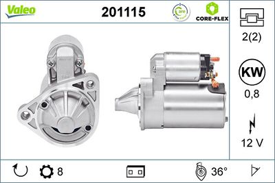 Starter VALEO 201115