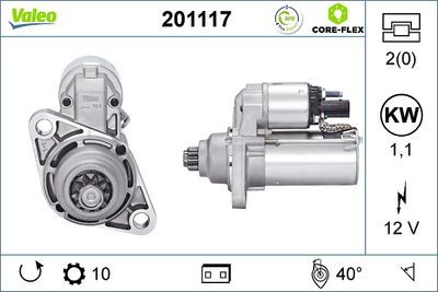 Starter VALEO 201117