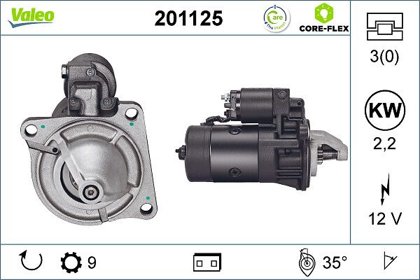 VALEO 201125 Starter