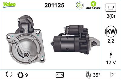 Starter VALEO 201125