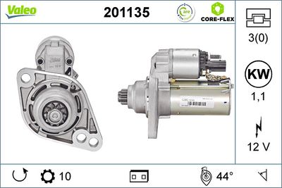 Starter VALEO 201135