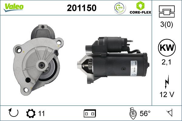 VALEO 201150 Starter