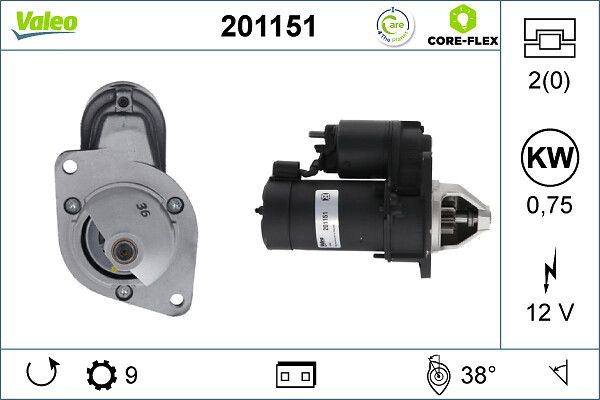 VALEO 201151 Starter