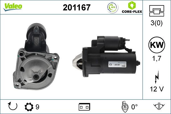 VALEO 201167 Starter