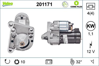 Starter VALEO 201171