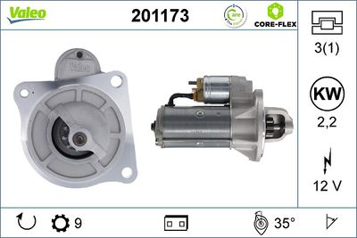 Starter VALEO 201173