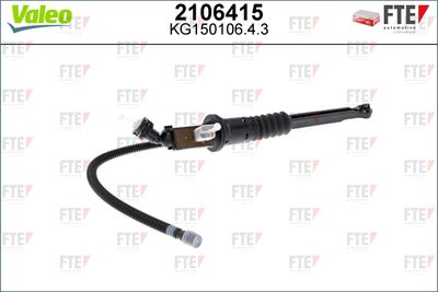 Master Cylinder, clutch VALEO 2106415