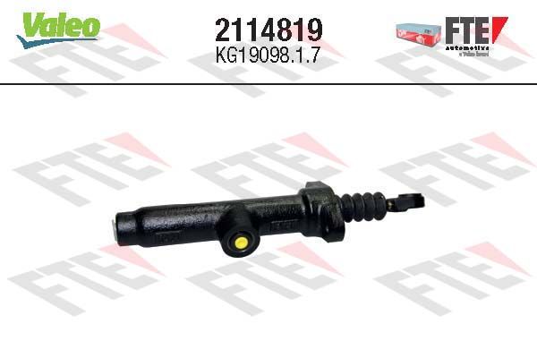 VALEO 2114819 Master Cylinder, clutch