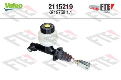 Master Cylinder, clutch VALEO 2115219