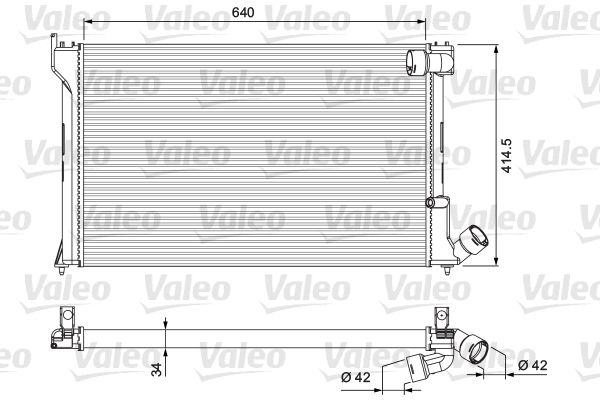 VALEO 231289 Radiator, engine cooling