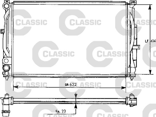 VALEO 231537 Radiator, engine cooling