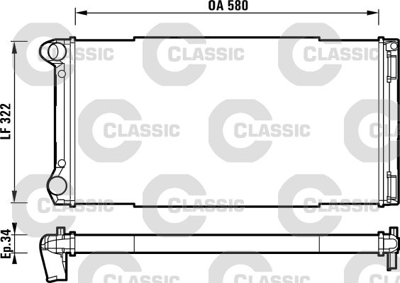 VALEO 232913 Radiator, engine cooling