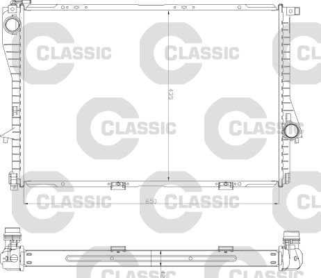 VALEO 234277 Radiator, engine cooling